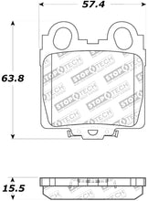 Cargar imagen en el visor de la galería, StopTech Performance 98-05 Lexus GS 300/350/400/430/450H / 00-05 IS250/300/350 Rear Brake Pads