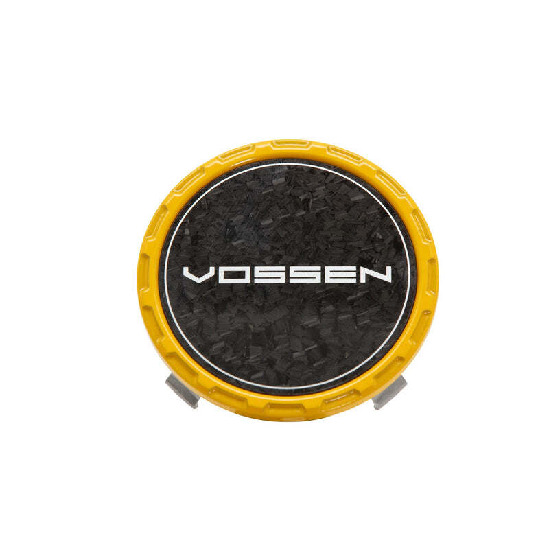 Vossen Classic Carbon Billet Sport Cap 2.0 Large Yellow Forged Wheel Center Cap