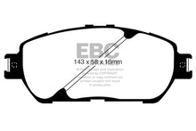 Cargar imagen en el visor de la galería, EBC 10 Toyota Sienna 2.7 Greenstuff Front Brake Pads