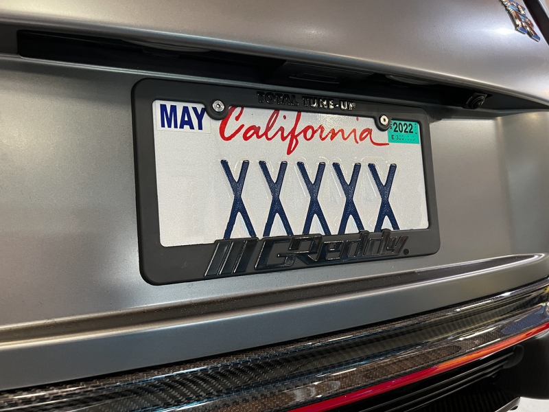 GReddy Total Tune Up License Plate Frame — Black Out Edition