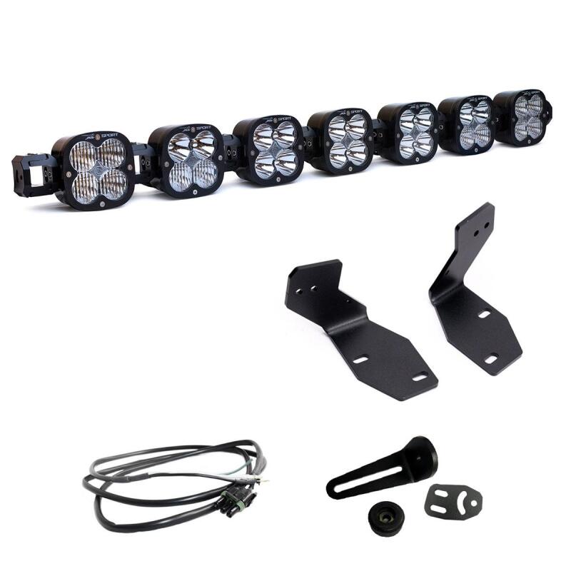 Baja Designs 7XL Linkable Bumper Light Kit w/ Upfitter Wiring — Fits 2023+ Ford F250/F350