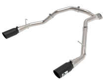 Cargar imagen en el visor de la galería, aFe Large Bore-HD 3 IN 409 Stainless Steel DPF-Back Exhaust System w/Black Tip RAM 1500 20-21 V6-3.0