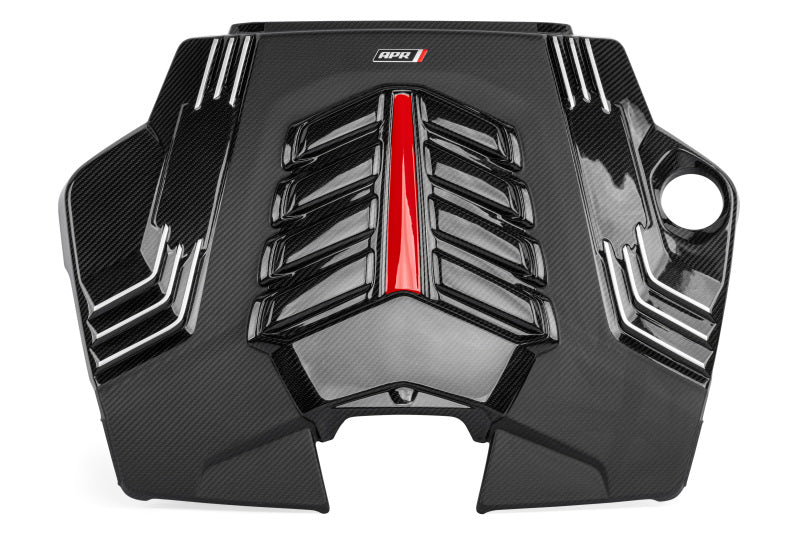 APR 20-24 Audi Q7/Q8/RS Q8/SQ7/SQ8 (4M) 2.9T/3.0T/4.0T Twill Carbon Fiber Engine Cover (MS100256)