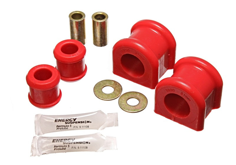 Energy Suspension 31mm Sway Bar & Endlink Bushing Set Red — Fits 2007-2018 Jeep Wrangler JK