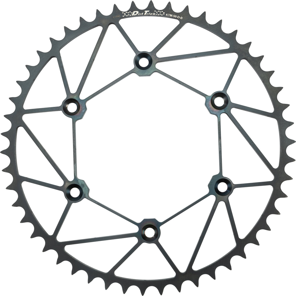 Dirt Tricks Rear Sprocket Chromoly 46T-520 BLK KTM/HUS/GAS (KTM-46-D-B)