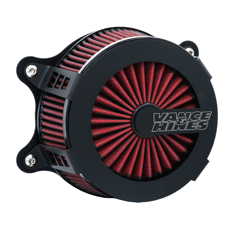 Vance & Hines Cage Fighter Intake Black — Fits 2008-2016 Harley Davidson Touring