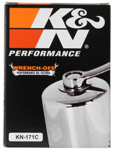 Load image into Gallery viewer, K&amp;N Harley Davidson / Buell 3in OD x 4.063in H Chrome Oil Filter