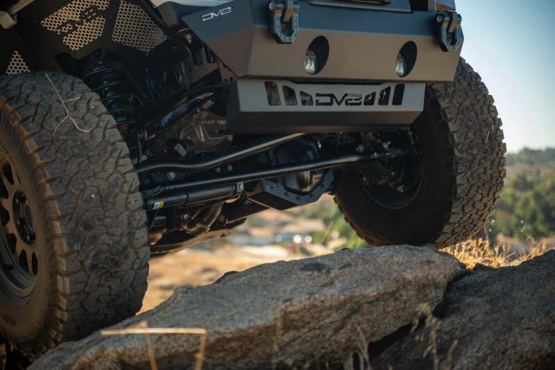 DV8 Offroad Front Differential Skid Plate — Fits 2018+ Jeep Wrangler JL / Gladiator JT