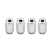 Cargar imagen en el visor de la galería, McGard Hex Lug Nut (Cone Seat) M12X1.5 / 13/16 Hex / 1.5in. Length (4-Pack) - Chrome