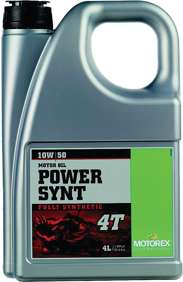 MOTOREX Power Synthetic OIL 10W50 4T 4L (4/Case Sold EA) (305664)