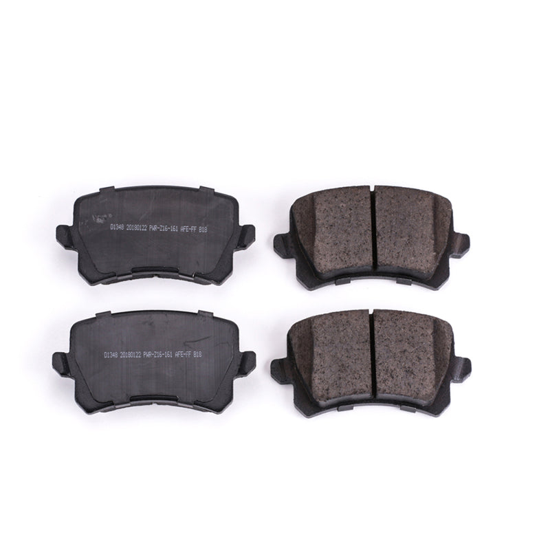 Power Stop 2015 Audi Q3 Rear Z16 Evolution Ceramic Brake Pads