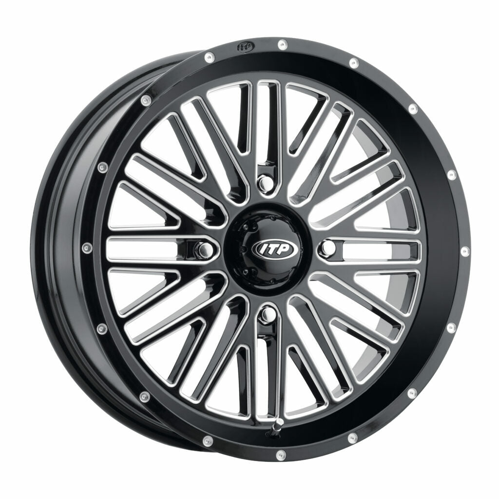 ITP Momentum Wheel BLK/MAC 18X6.5 4/156 4+2.5 (+10MM) (18MT113BX)