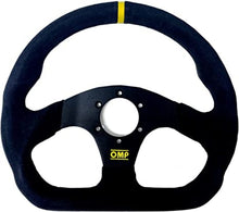 Cargar imagen en el visor de la galería, OMP Superquadro Steering Wheel - Small Spokes - Suede (Black)