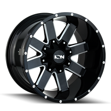 Load image into Gallery viewer, ION Type 141 17x9 / 6x135 BP / 13mm Offset / 106mm Hub Gloss Black Milled Wheel