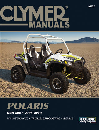 Clymer Repair Manual Polaris RZR800 (CM292)