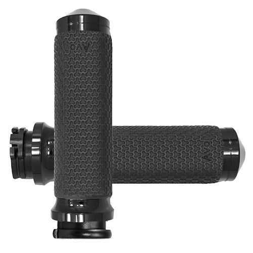 AVON Cable Throttle Memory Foam Grip Black (MF-63-ANO)