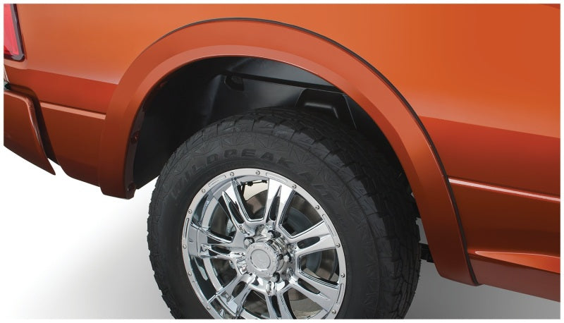 Guardabarros estilo OE de Bushwacker para Dodge Ram 2500 Fleetside 10-18, 2 piezas, 67,4/76,3/96,3 pulgadas, color negro