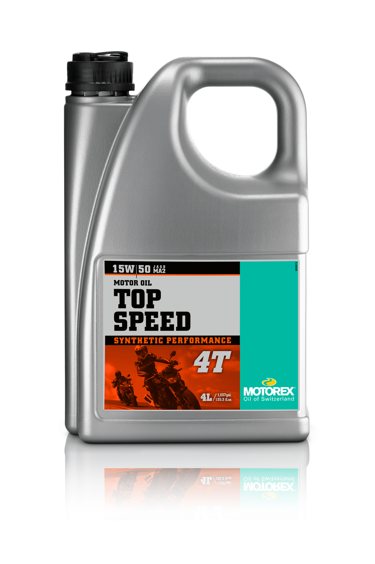 MOTOREX TOP Speed Motor OIL 15W50 4T 4L (4/Case Sold EA) (304975)