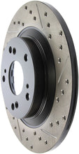 Cargar imagen en el visor de la galería, Rotor trasero izquierdo ranurado y perforado StopTech 00-09 S2000