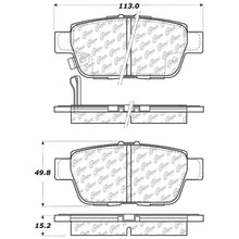 Cargar imagen en el visor de la galería, StopTech Street Touring 06-13 Honda Ridgeline / Acura TL Rear Brake Pads