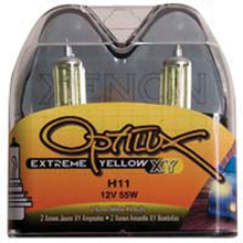 Cargar imagen en el visor de la galería, Hella Optilux H11 55W XY Extreme Yellow Bulbs (Pair)