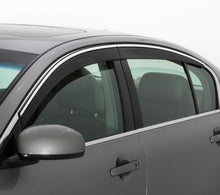 Load image into Gallery viewer, AVS 11-18 Jeep Grand Cherokee Ventvisor Low Profile Deflectors 4pc - Smoke w/Chrome Trim