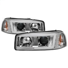 Cargar imagen en el visor de la galería, Spyder GMC Sierra 1500/2500/3500 99-06 V2 Projector Headlights - DRL - Chrome PRO-YD-CDE00V2-LB-C