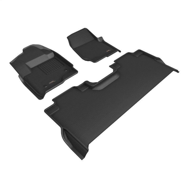 3D MAXpider 23-26 Ford F-250/F-350/F-450 Crew Cab Kagu Black Full Set