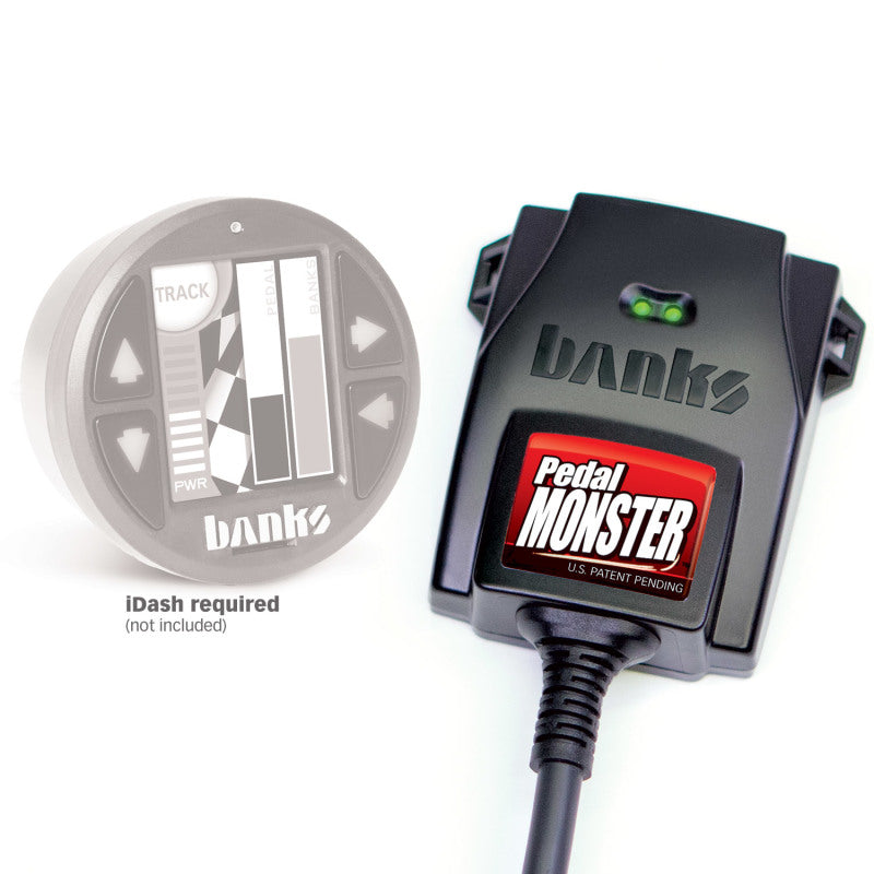 Banks Power Pedal Monster Throttle Sensitivity Booster for Use w/ Exst. iDash - 07-19 for Ram & ford