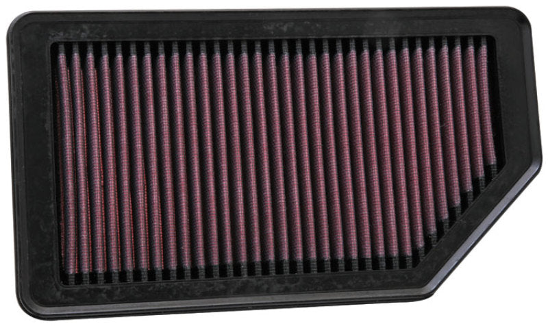 K&N Replacement Air Filter 10.625in L x 5.75in W x 1in H — Fits Hyundai Accent, Veloster, Kia Rio, Soul