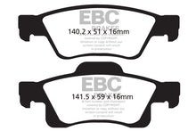 Cargar imagen en el visor de la galería, Pastillas de freno traseras EBC 11+ Dodge Durango 3.6 Ultimax2