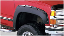 Cargar imagen en el visor de la galería, Guardabarros estilo bolsillo Bushwacker 88-99 Chevy C1500, 2 piezas, color negro