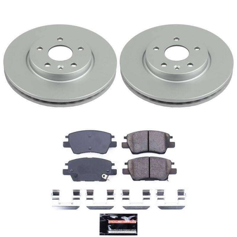 Power Stop 22-23 Chevrolet Bolt EUV Front Z23 Coated Brake Kit
