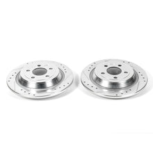 Cargar imagen en el visor de la galería, Power Stop 15-17 Ford F-150 Rear Evolution Drilled &amp; Slotted Rotors - Pair