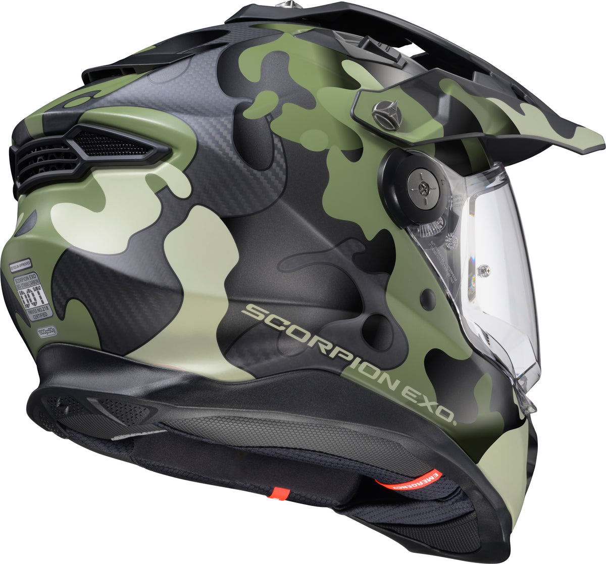 Scorpion EXO XT9000 Carbon Full Face Helmet Gilley Green XL (XT9-2356)