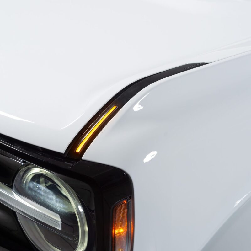 Putco 22-24 Ford Bronco Luminix DRL LED Light Hood Limb Riser (Factory Hood Side Hinge Replacments)