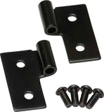 Kentrol 76-06 JEEP CJ/Wrangler YJ/TJ Lower Door Hinge Pair - Powdercoat Black