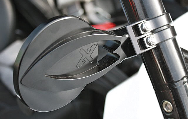 AXIA 4.0" Panoramic Side Mirror 1 Clamp Mount Needed (MODCSM-BK)