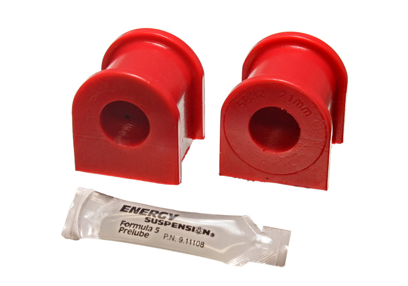 Energy Suspension 21mm Front Sway Bar Bushing Set Red — Fits 2005-2007 Scion tC
