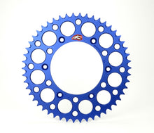 Cargar imagen en el visor de la galería, Renthal 15-22 Yamaha WR 250F/ YZ 250F/FX/ 2005 YZ450F Rear Grooved Sprocket - Blue 520-51P Teeth