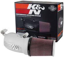 Load image into Gallery viewer, K&amp;N 08-17 Harley-Davidson Touring Models Performance Air Intake System - Silver