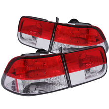 Cargar imagen en el visor de la galería, ANZO 1996-2000 Honda Civic Taillights Red/Clear