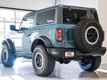 Cargar imagen en el visor de la galería, AWE Tuning 2021+ Ford Bronco 0FG Single Rear Exit Exhaust w/Diamond Black Tip &amp; Bash Guard