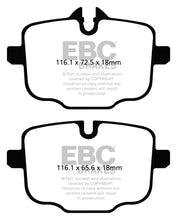 Cargar imagen en el visor de la galería, Pastillas de freno traseras EBC Yellowstuff para BMW M3/M4 3.0TT (G80/G82/G83) 2021+