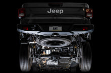 Cargar imagen en el visor de la galería, AWE Tuning 20-21 Jeep Gladiator JT 3.6L Tread Edition Cat-Back Single Side Exhaust - Diamond Blk Ti