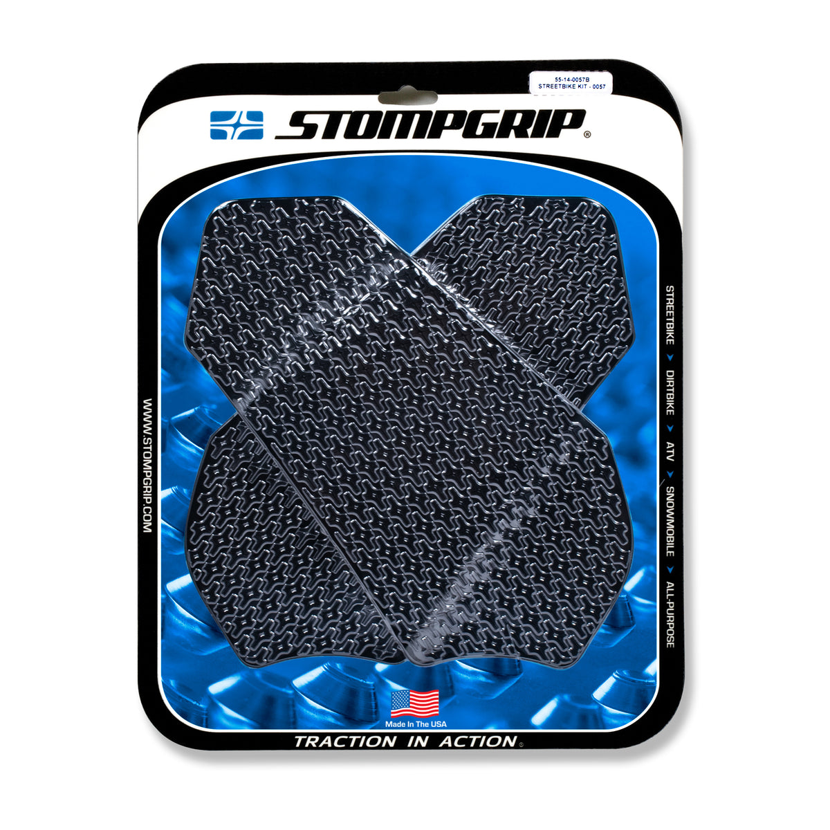 Stompgrip Tank PAD KIT Icon Black (55-14-0057B)