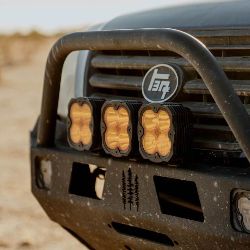 KC HiLiTES FLEX ERA 4 Performance Yellow Combo Beam Lens — Replacement for FLEX ERA 4 Lights