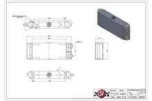 Cargar imagen en el visor de la galería, CSF Universal Dual-Pass Oil Cooler - M22 x 1.5 - 13in L x 4.75in H x 2.16in W