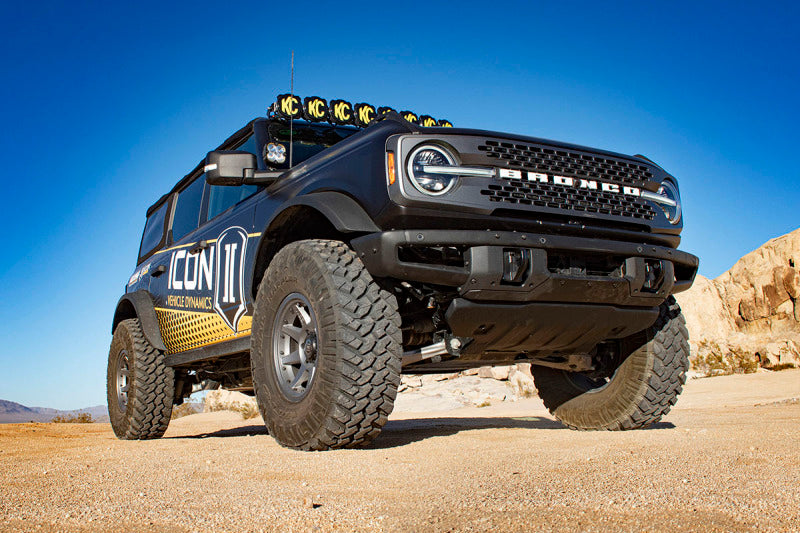 ICON 2021+ Ford Bronco Hoss 1.0 Suspensión trasera EXP Coilover 2.5 pulgadas