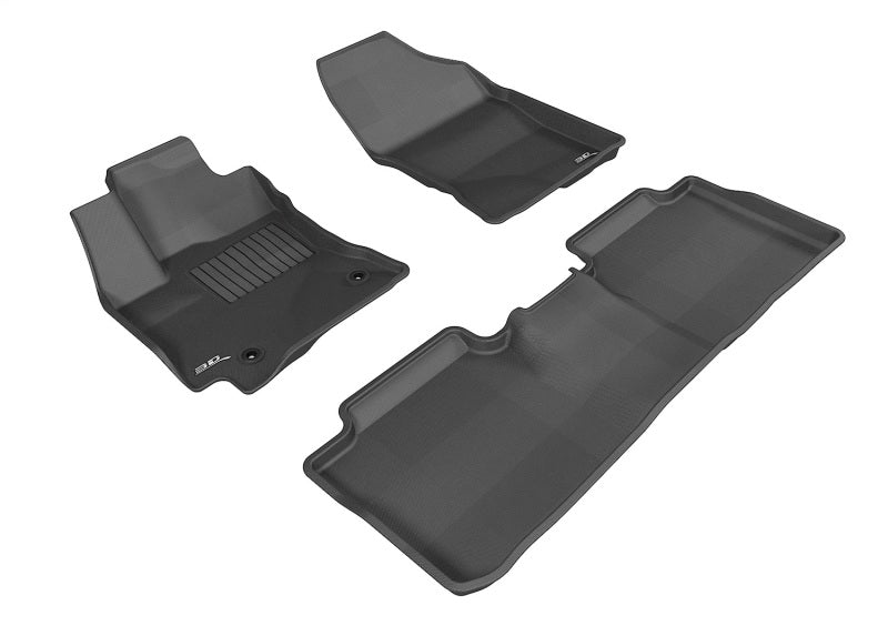 3D MAXpider 14-19 Toyota Corolla Kagu Black Full Set